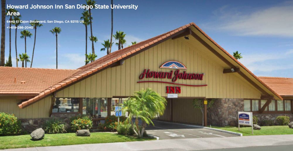 Howard Johnson University Inn - Sdsu - San Diego State University Exteriér fotografie